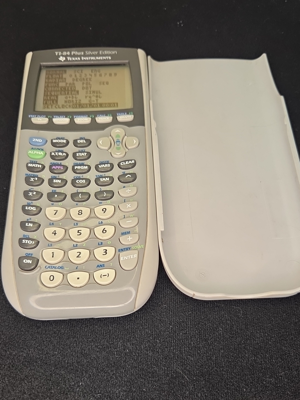 Texas Instruments TI-84 Plus Silver Edition Graphing Calculator - Light Gray